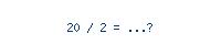 Captcha Rechnung